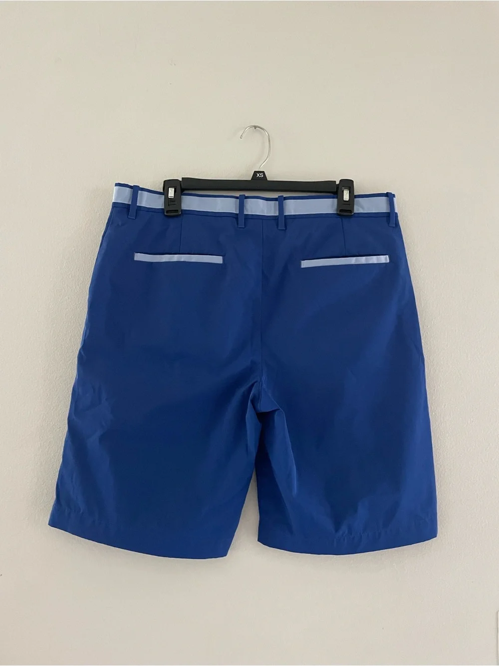 Men's Jack Nicklaus Blue Flat-Front Golf Shorts